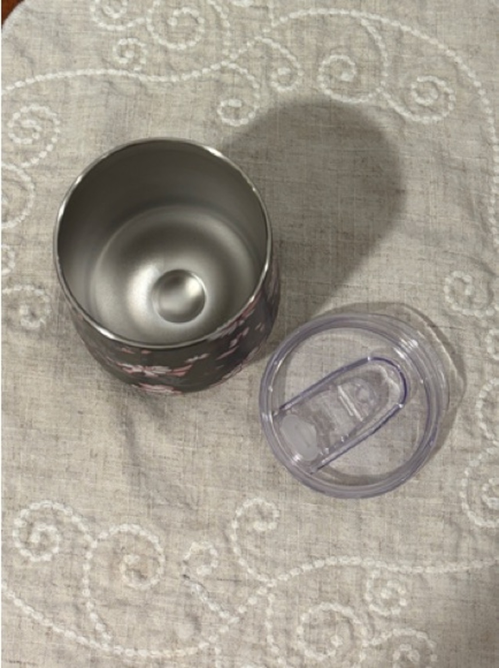 Floral with Books. Stemless Insulated Tumbler NWT - Picture 3 of 9